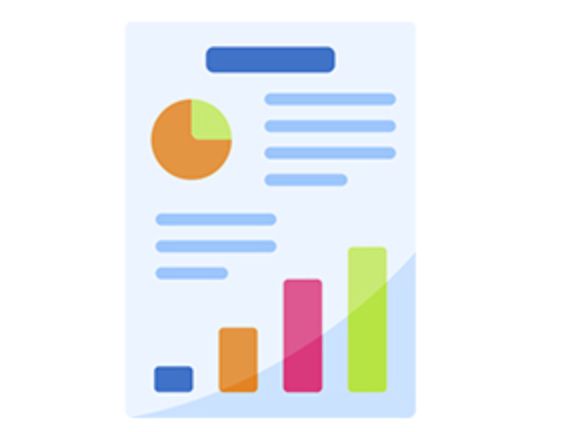 Hoja con gráficos: ir a Estudios e informes                                  