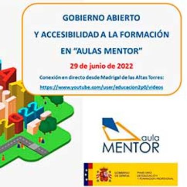 Gobierno abierto y accesibilidad a la formación en Aulas Mentor