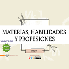 Materias, habilidades y profesiones