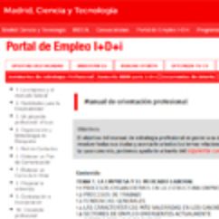 captura de pantalla del manual Búsqueda de empleo