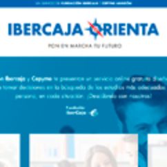 captura de pantalla de la web Ibercaja Orienta