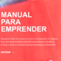 Manual para emprender (portada)