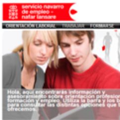 captura de pantalla de la web Orientación profesional y empleo 