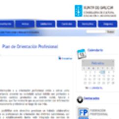 screenshot of the Vocational guidance plan