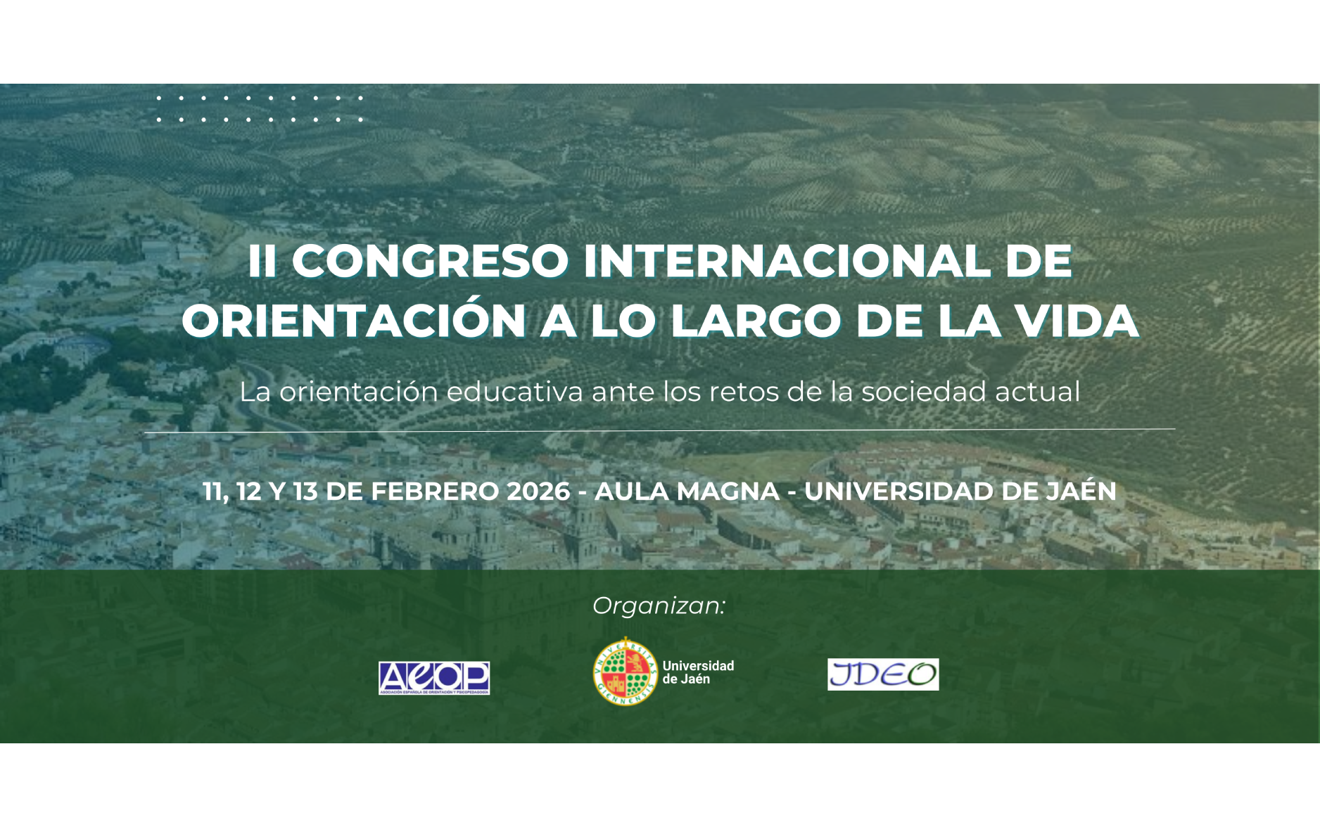 II Congreso Internacional de Orientación a lo Largo de la Vida – Jaén, 2026