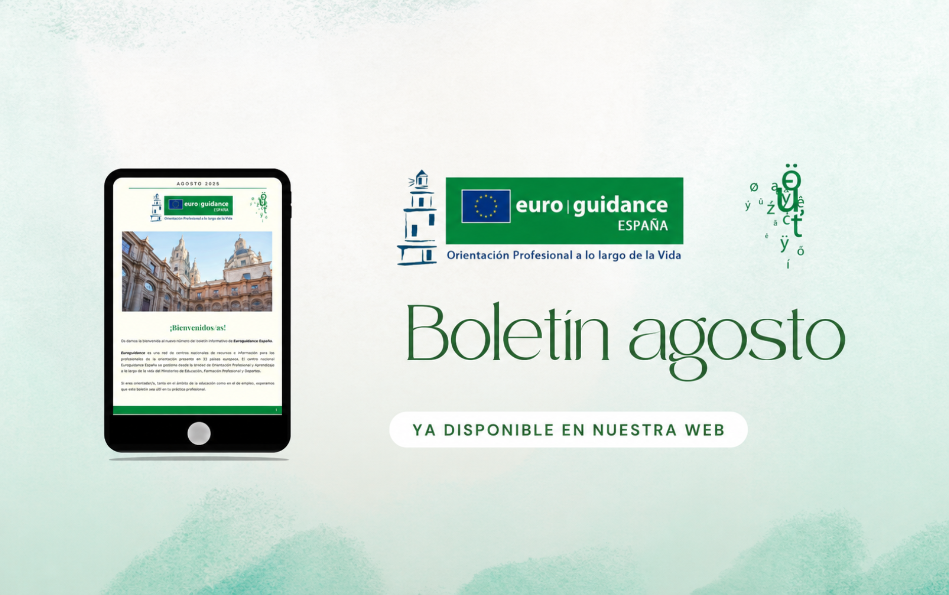 Boletín agosto- ya disponible en nuestra web